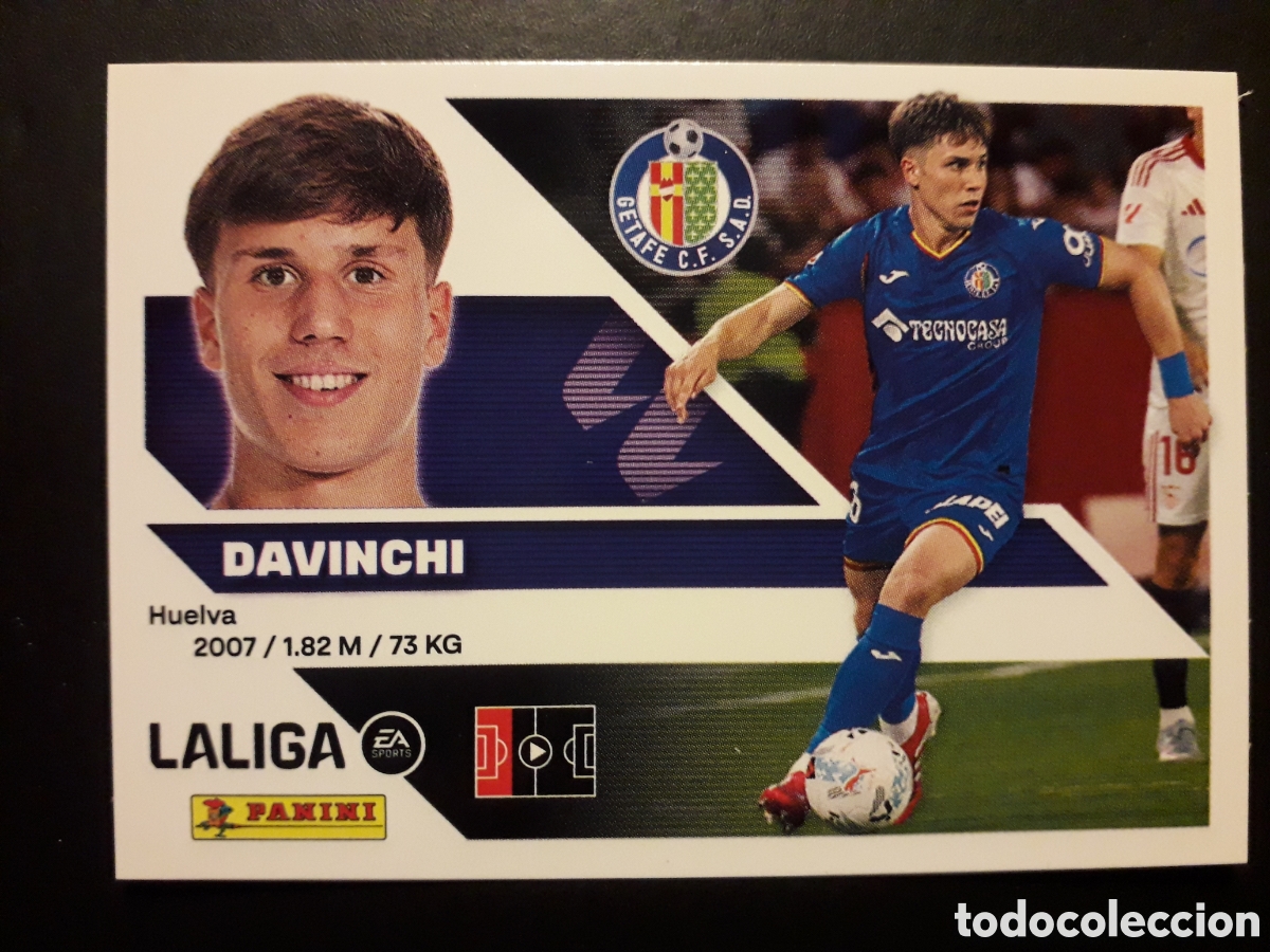 Cromos de f&uacute;tbol: DAVINCHI GETAFE N&deg; 10 ED ESTE 2026 2027 26 27 SIN PEGAR PEDIDO M&Iacute;NIMO 3&euro;