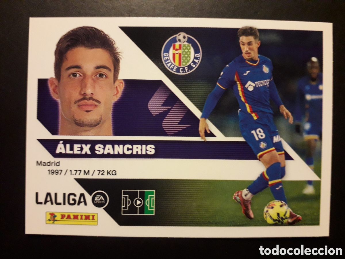 Cromos de f&uacute;tbol: &Aacute;LEX SANCRIS GETAFE N&deg; 17 ED ESTE 2026 2027 26 27 SIN PEGAR PEDIDO M&Iacute;NIMO 3&euro;