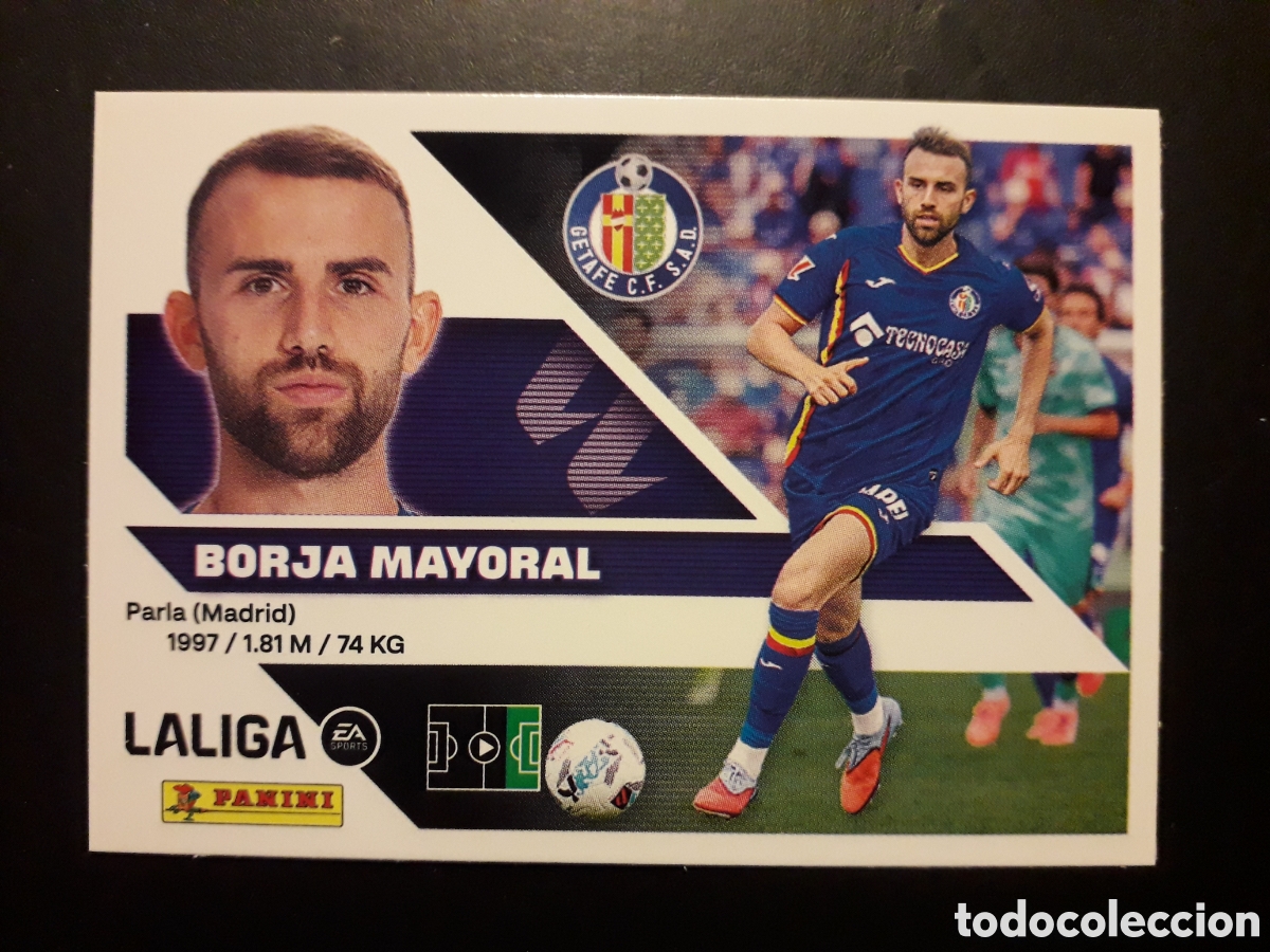 Cromos de f&uacute;tbol: BORJA MAYORAL GETAFE N&deg; 18 ED ESTE 2026 2027 26 27 SIN PEGAR PEDIDO M&Iacute;NIMO 3&euro;