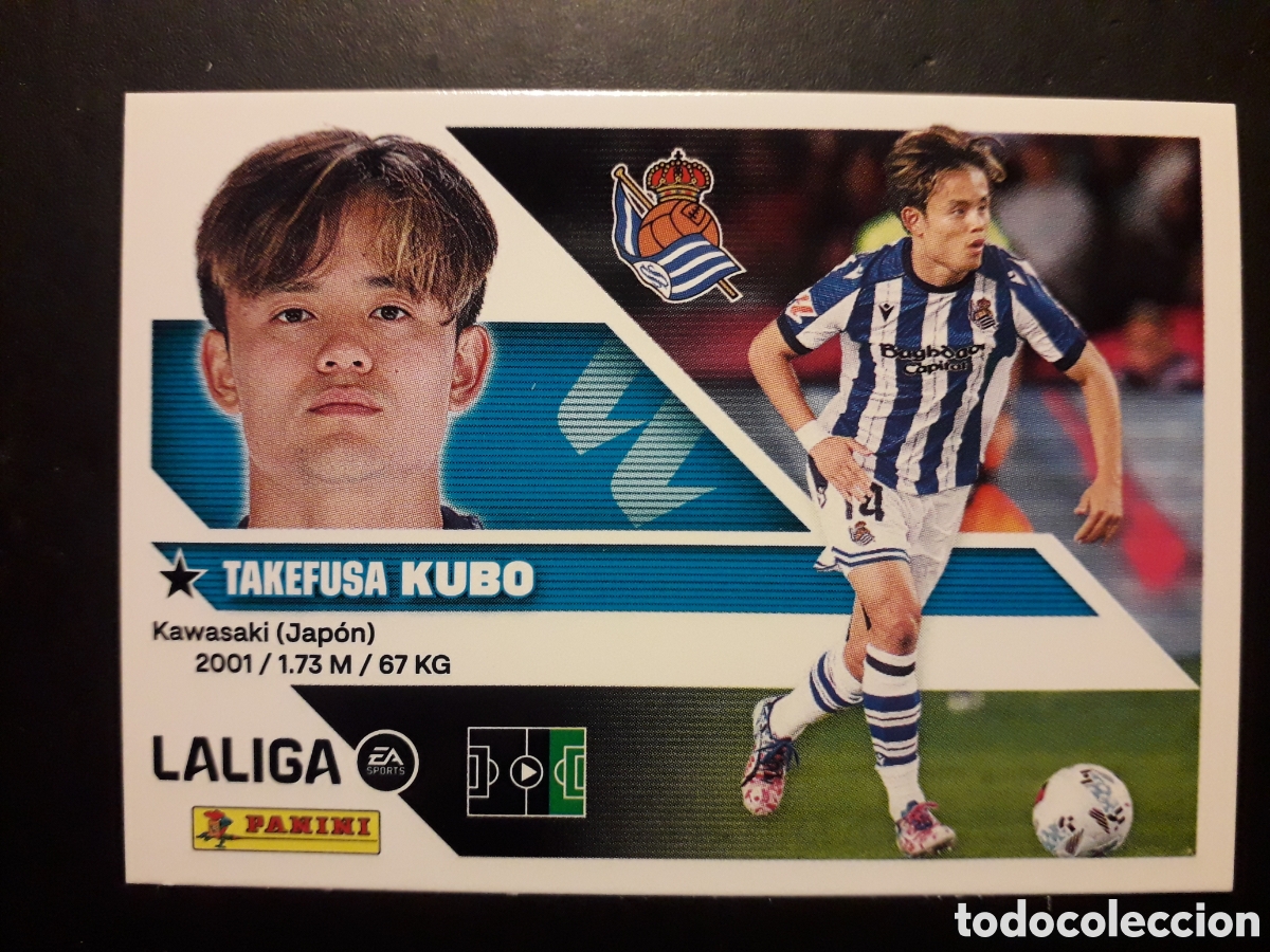 Cromos de f&uacute;tbol: KUBO, REAL SOCIEDAD N&deg; 17 ED ESTE 2026 2027 26 27 SIN PEGAR PEDIDO M&Iacute;NIMO 3&euro;