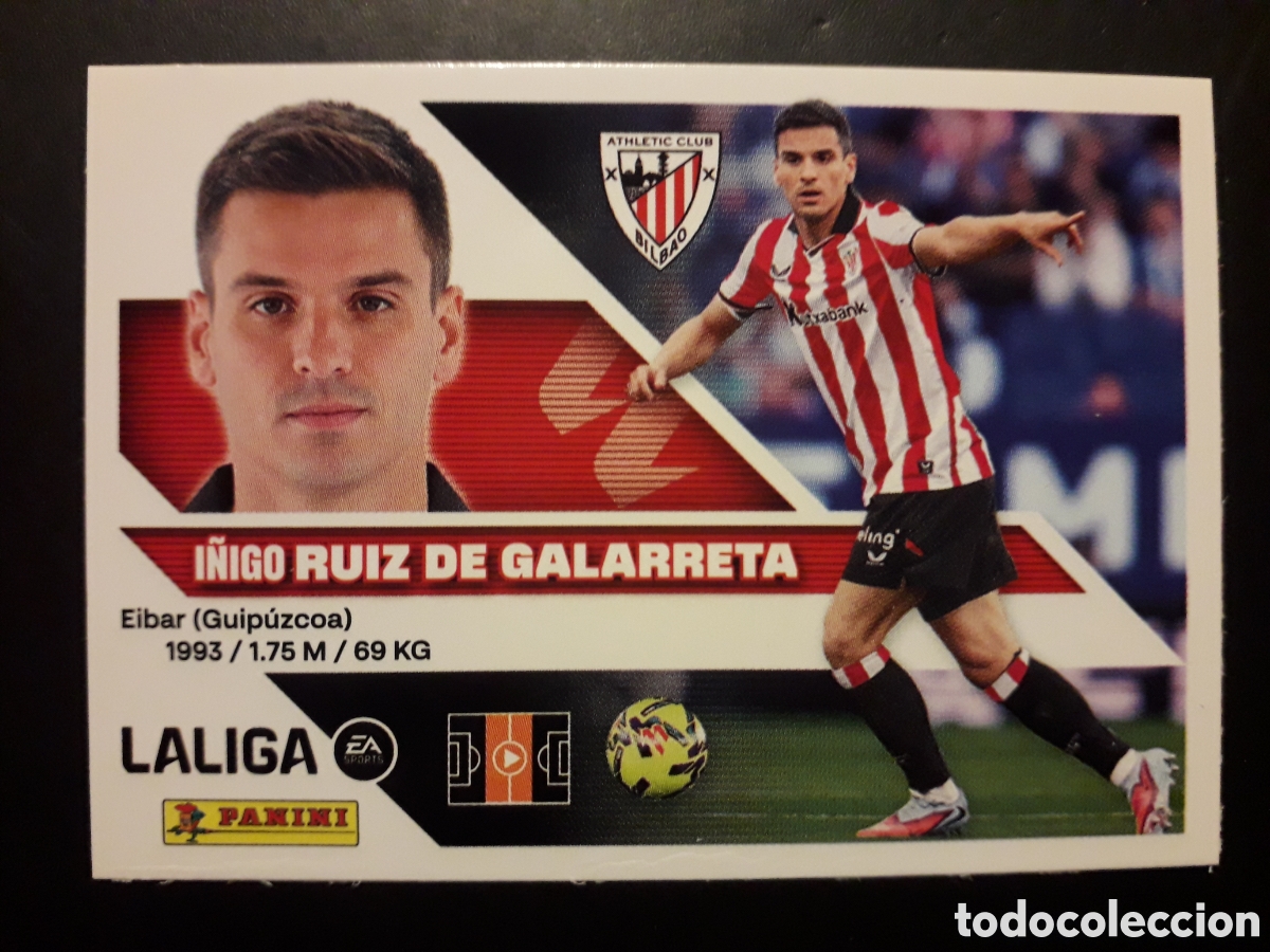 Cromos de f&uacute;tbol: RUIZ DE GALARRETA ATHLETIC DE BILBAO N&deg; 11 ED ESTE 2026 2027 26 27 SIN PEGAR PEDIDO M&Iacute;NIMO 3&euro;