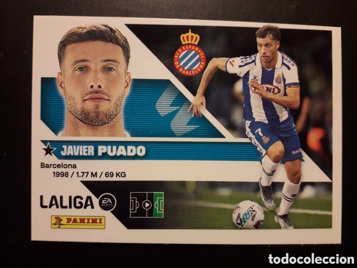 Cromos de f&uacute;tbol: PUADO RCD ESPA&Ntilde;OL/ESPANYOL N&deg; 18 ED ESTE 2026 2027 26 27 SIN PEGAR PEDIDO M&Iacute;NIMO 3&euro;