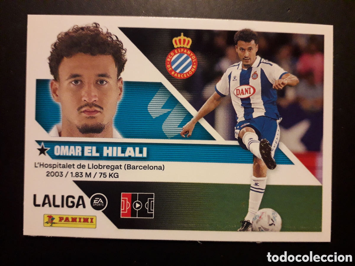Cromos de f&uacute;tbol: EL HILALI RCD ESPA&Ntilde;OL/ESPANYOL N&deg; 5 ED ESTE 2026 2027 26 27 SIN PEGAR PEDIDO M&Iacute;NIMO 3&euro;