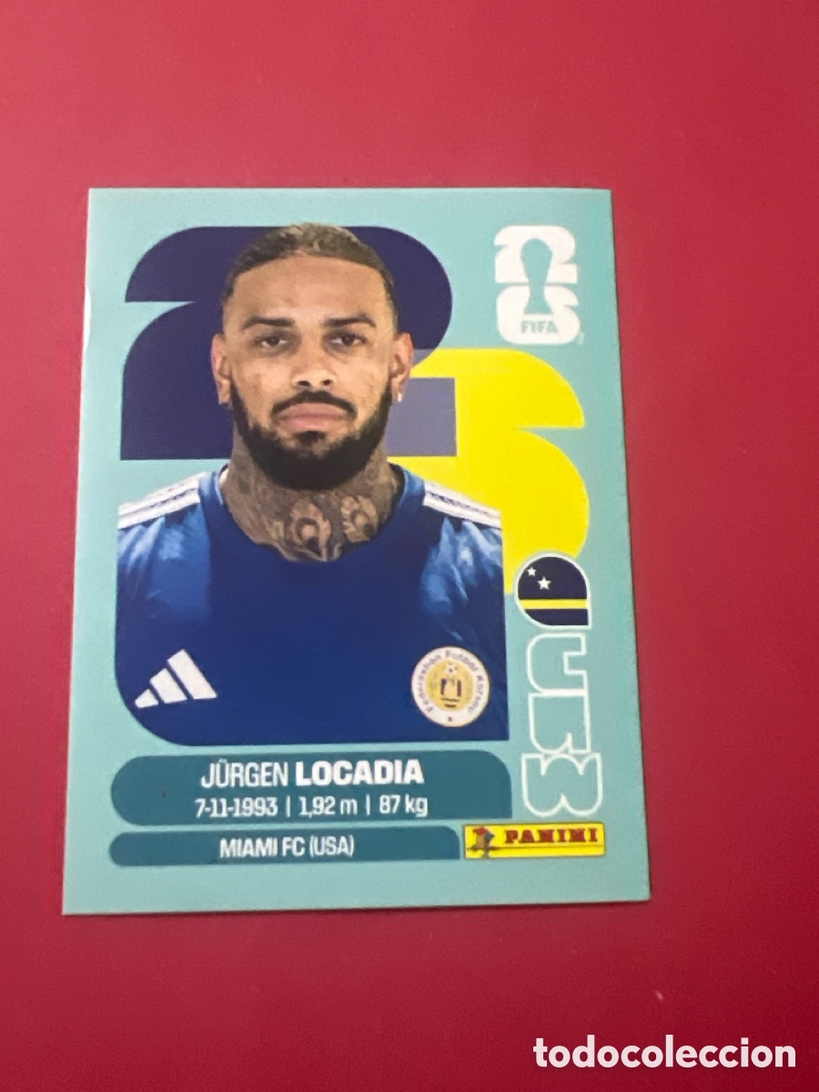 Cromos de f&uacute;tbol: C3224. CUW 17 / CUW17 JURGEN LOCADIA CURA&Ccedil;AO CROMOS ALBUM FIFA WORLD CUP MUNDIAL 2026 PANINI
