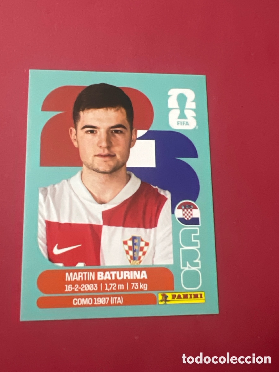 Cromos de f&uacute;tbol: C3231. CRO 11 Martin Baturina [Sticker] / FIFA World Cup 2026