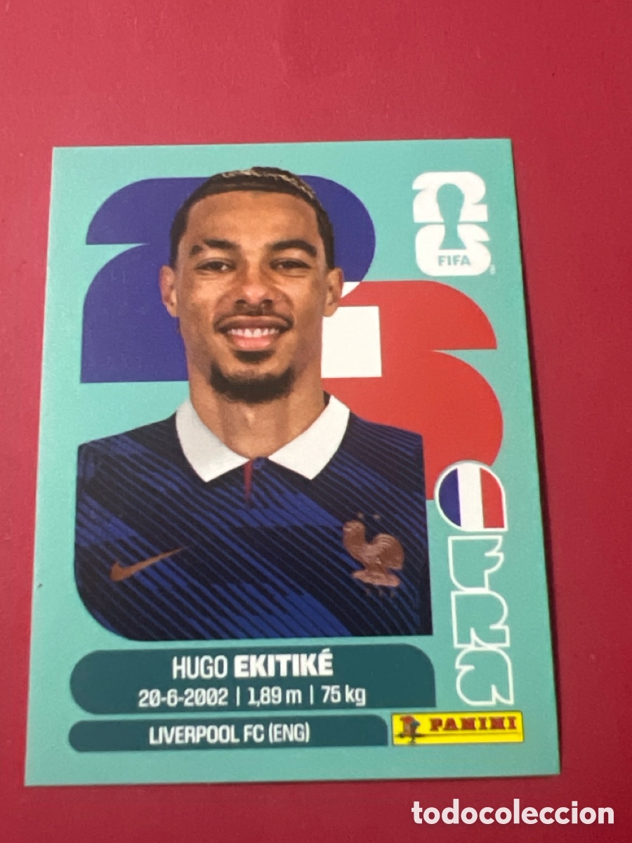 Cromos de f&uacute;tbol: C3252. Fifa World Cup 26 Mundial 2026 FRA 19 Francia Hugo Ekitike