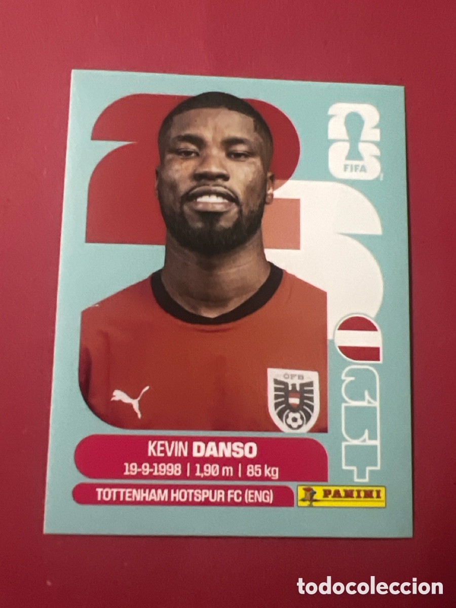 Cromos de f&uacute;tbol: C3283. AUT 5 Kevin Danso [Sticker] / FIFA World Cup 2026