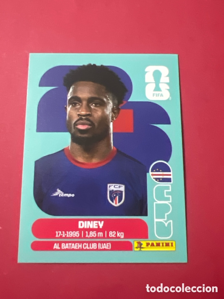 Cromos de f&uacute;tbol: C3289. CROMO CPV 5 Dinev, CABO VERDE. FIFA WORLD CUP 2026 (MUNDIAL MEXICO EE.UU CANADA) STICKERS