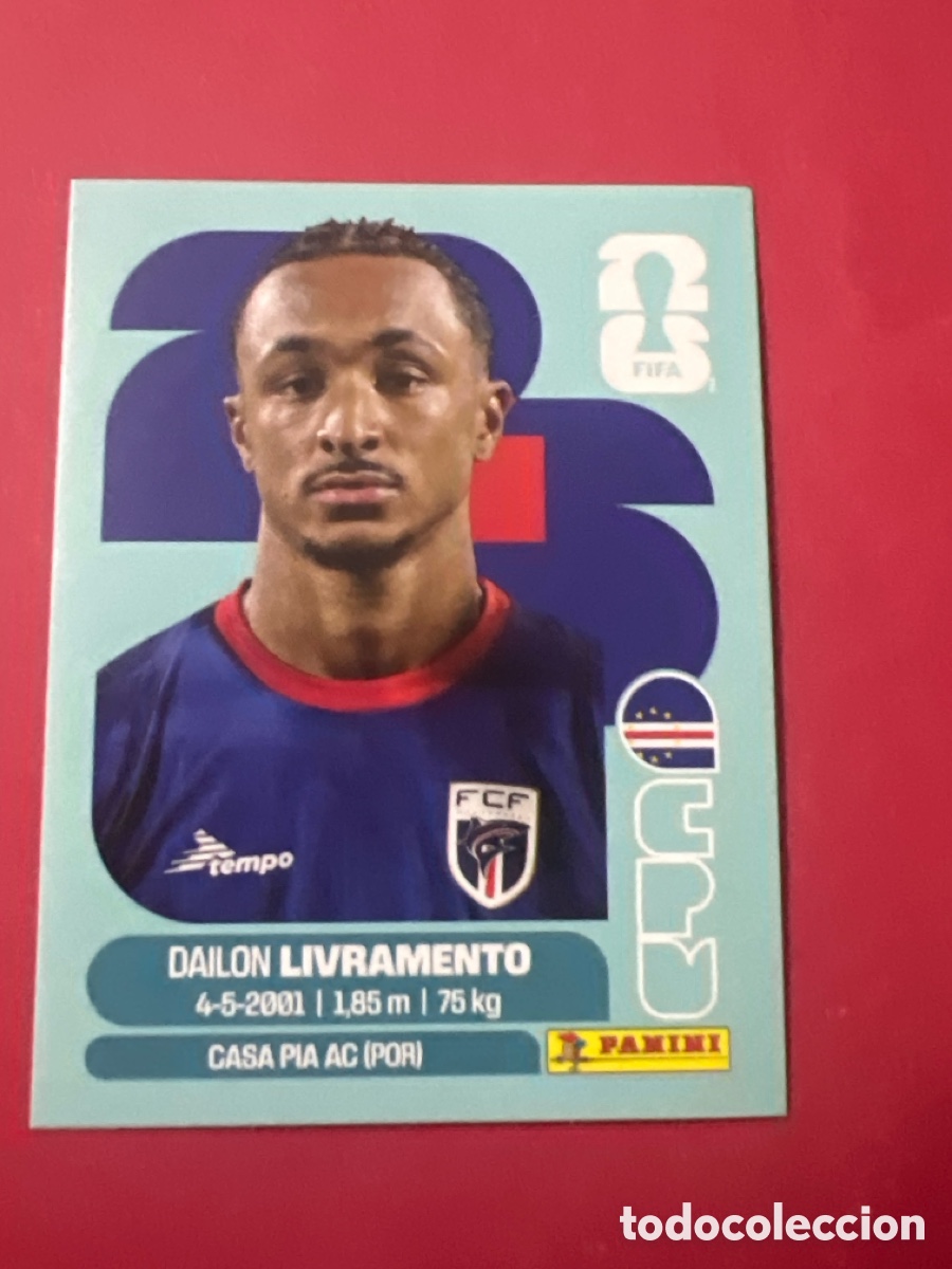 Cromos de f&uacute;tbol: C3295. LIVRAMENTO CABO VERDE CPV 18 MUNDIAL F&Uacute;TBOL 2026 FIFA WORLD CUP PANINI SIN PEGAR
