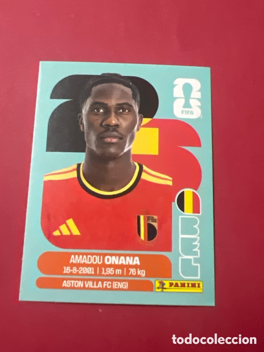 Cromos de f&uacute;tbol: C3303. ONANA B&Eacute;LGICA BEL 10 MUNDIAL F&Uacute;TBOL 2026 FIFA WORLD CUP PANINI SIN PEGAR