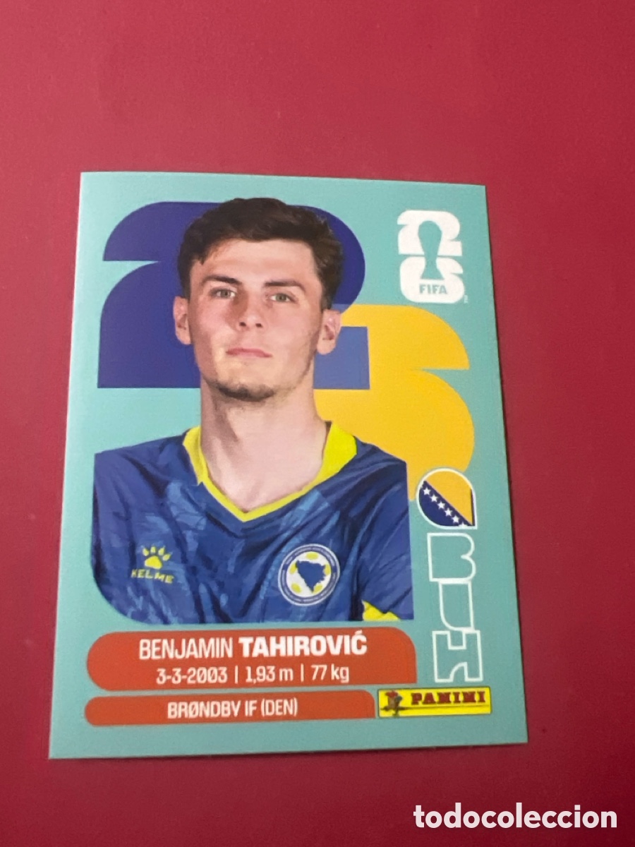 Cromos de f&uacute;tbol: C3306. Tahirovic Bosnia Herzegovina BIH 9 Sticker Mundial 2026 FIFA World Cup / Sin pegar