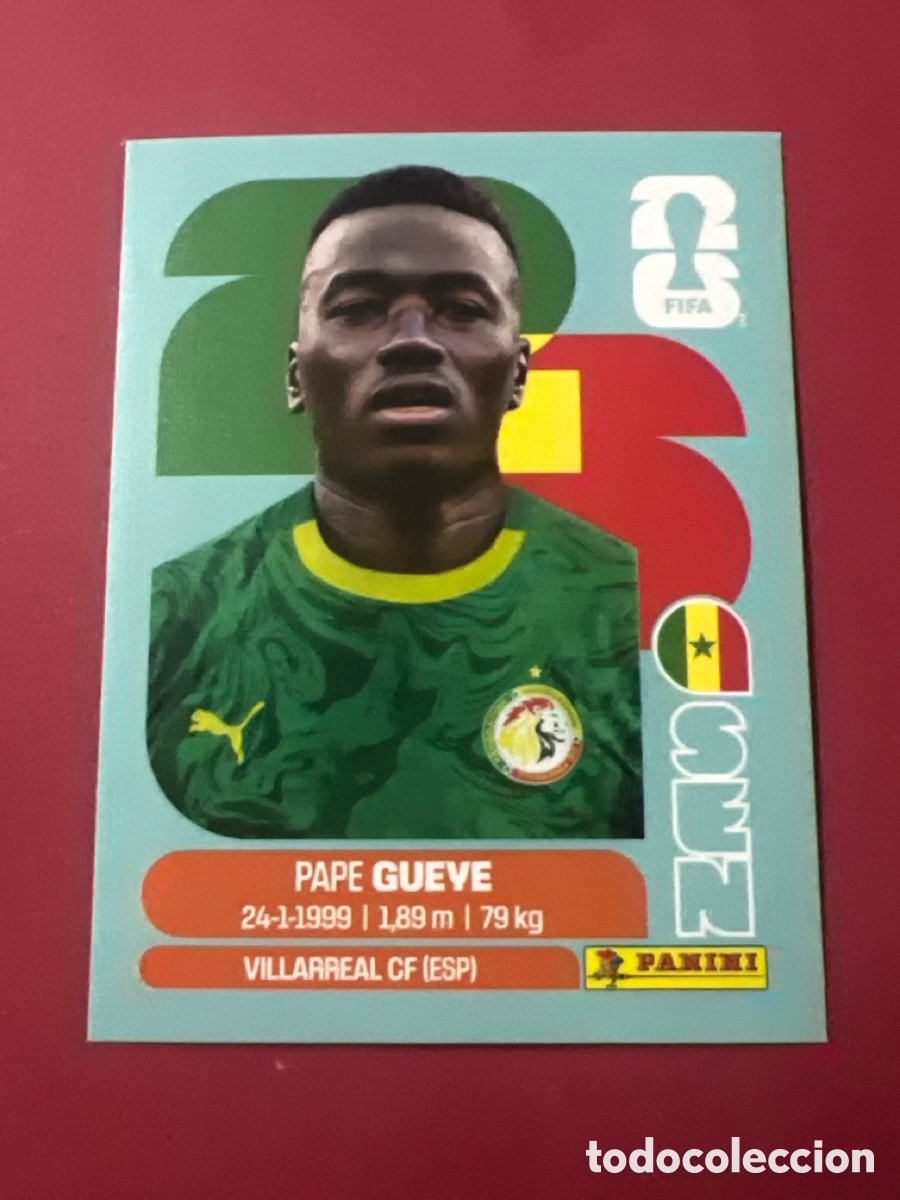Cromos de f&uacute;tbol: C3308. PAPE GUEYE SEN 11 - SENEGAL - PANINI FIFA WORLD CUP 2026 - MUNDIAL 2026 STICKER WORLD CUP 26