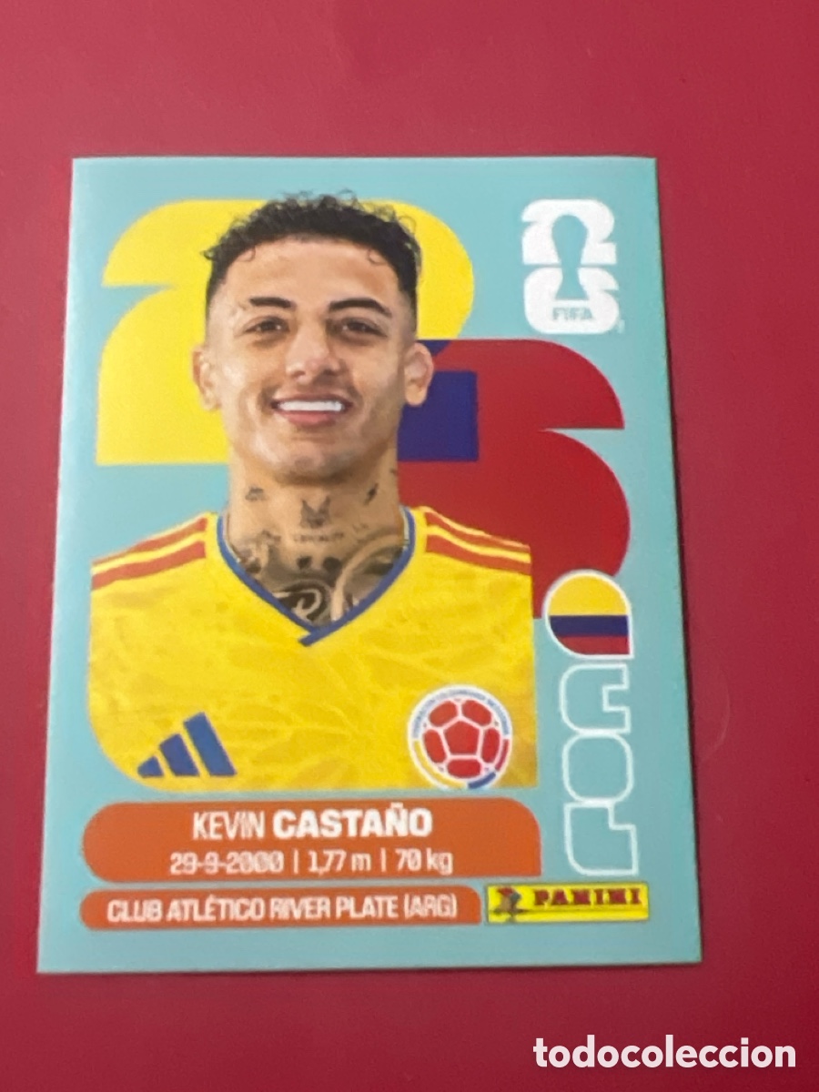Cromos de f&uacute;tbol: C3314. COL 11 Kevin Casta&ntilde;o [Sticker] / FIFA World Cup 2026