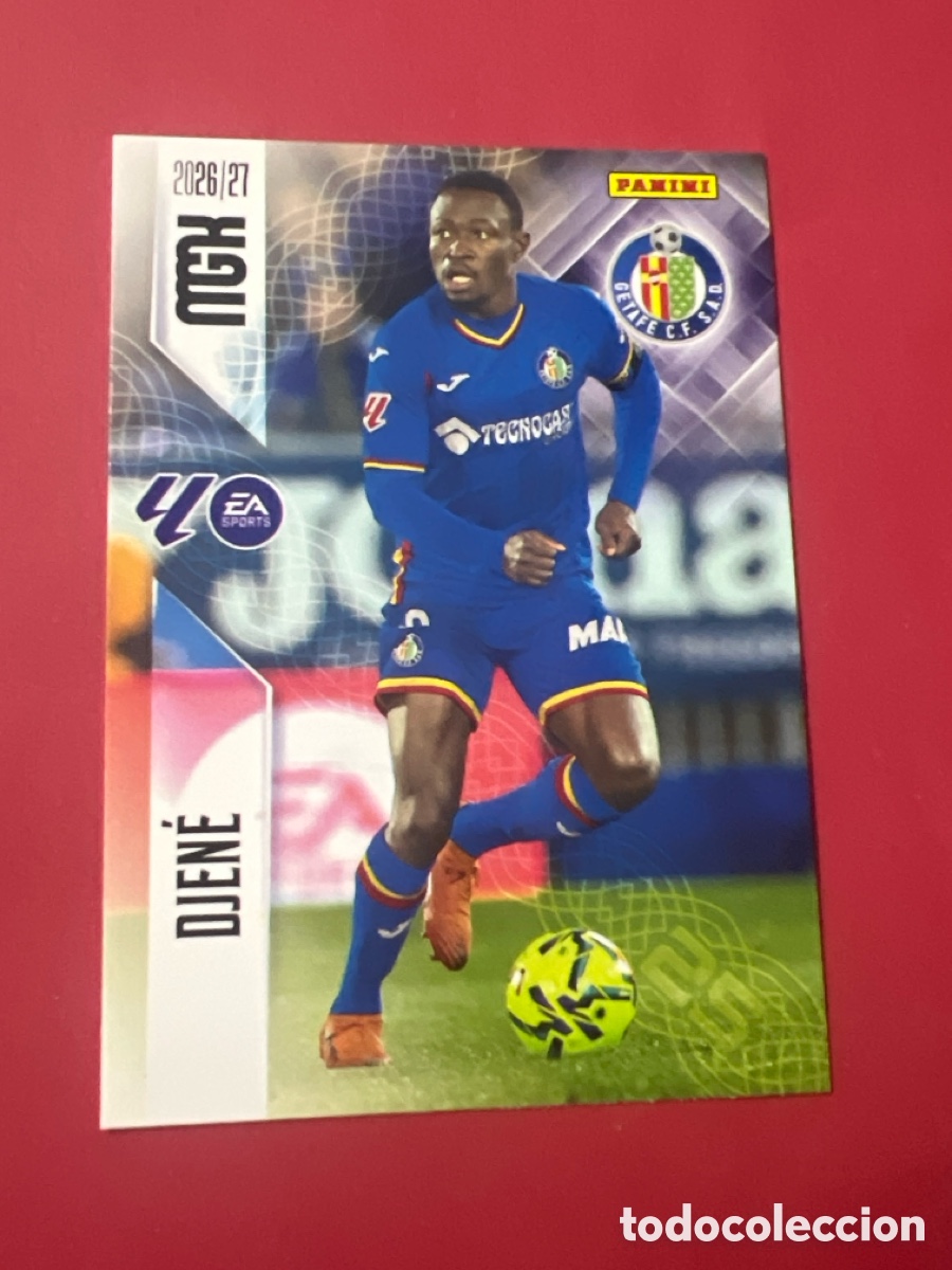Cromos de f&uacute;tbol: C3316. MGK 2026/27 MEGACRACKS PANINI. #185. DJEN&Eacute;. GETAFE CF.