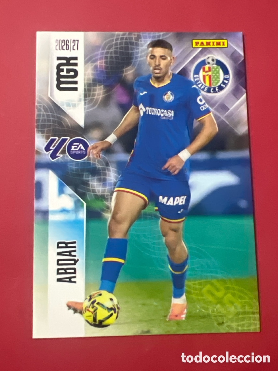 Cromos de f&uacute;tbol: C3319. MEGACRACKS MGK 2026 2027 26 27 PANINI N&ordm; 187 ABQAR GETAFE