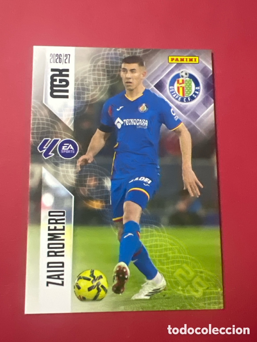 Cromos de f&uacute;tbol: C3320. MEGACRACKS MGK 2026 2027 26 27 PANINI N&ordm; 188 ZAID ROMERO GETAFE