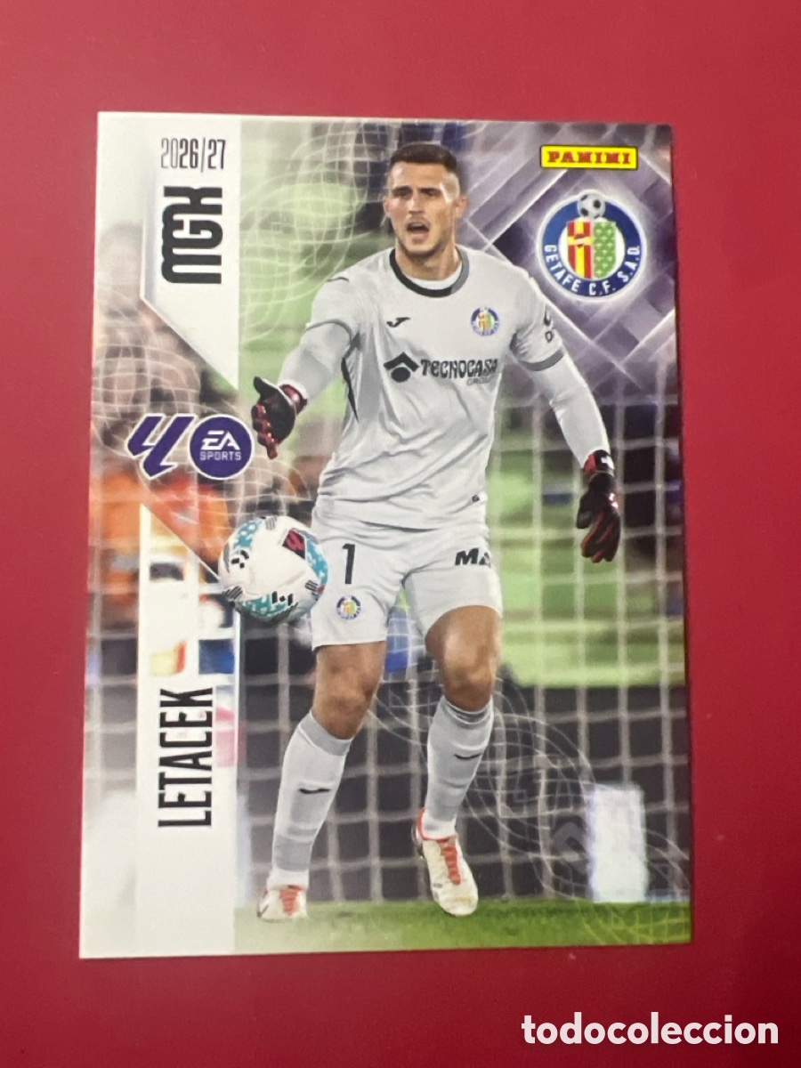 Fu&szlig;ball-Sticker: C3321. 183 LETACEK MEGACRACKS MGK 2026 2027 26 27 GETAFE