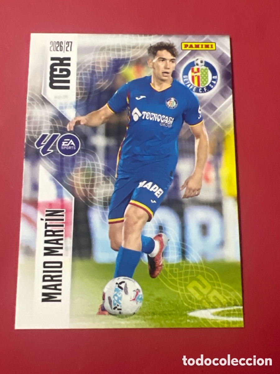 Football Stickers: C3323. MGK 2026/27 MEGACRACKS PANINI. #190 MARIO MART&Iacute;N. GETAFE CF.