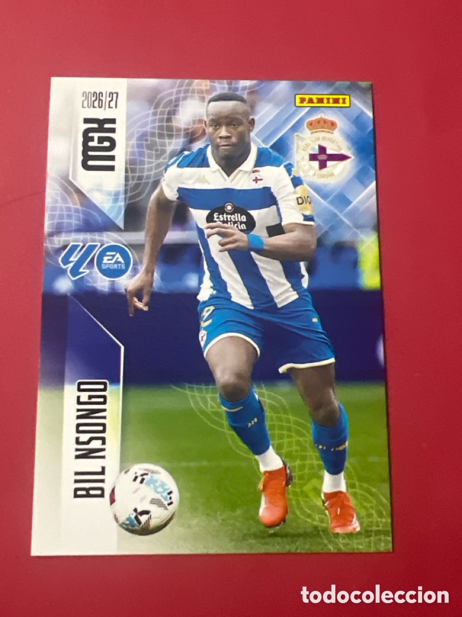 Cromos de f&uacute;tbol: C3329. 144 BIL NSONGO (Deportivo) - Panini MGK LaLiga 2026-27