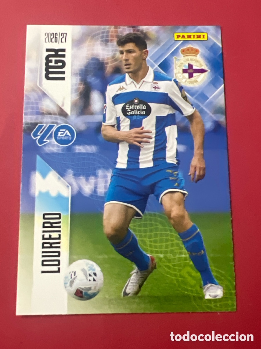 Cromos de f&uacute;tbol: C3334. 131 LOUREIRO (Deportivo) - Panini MGK LaLiga 2026-27
