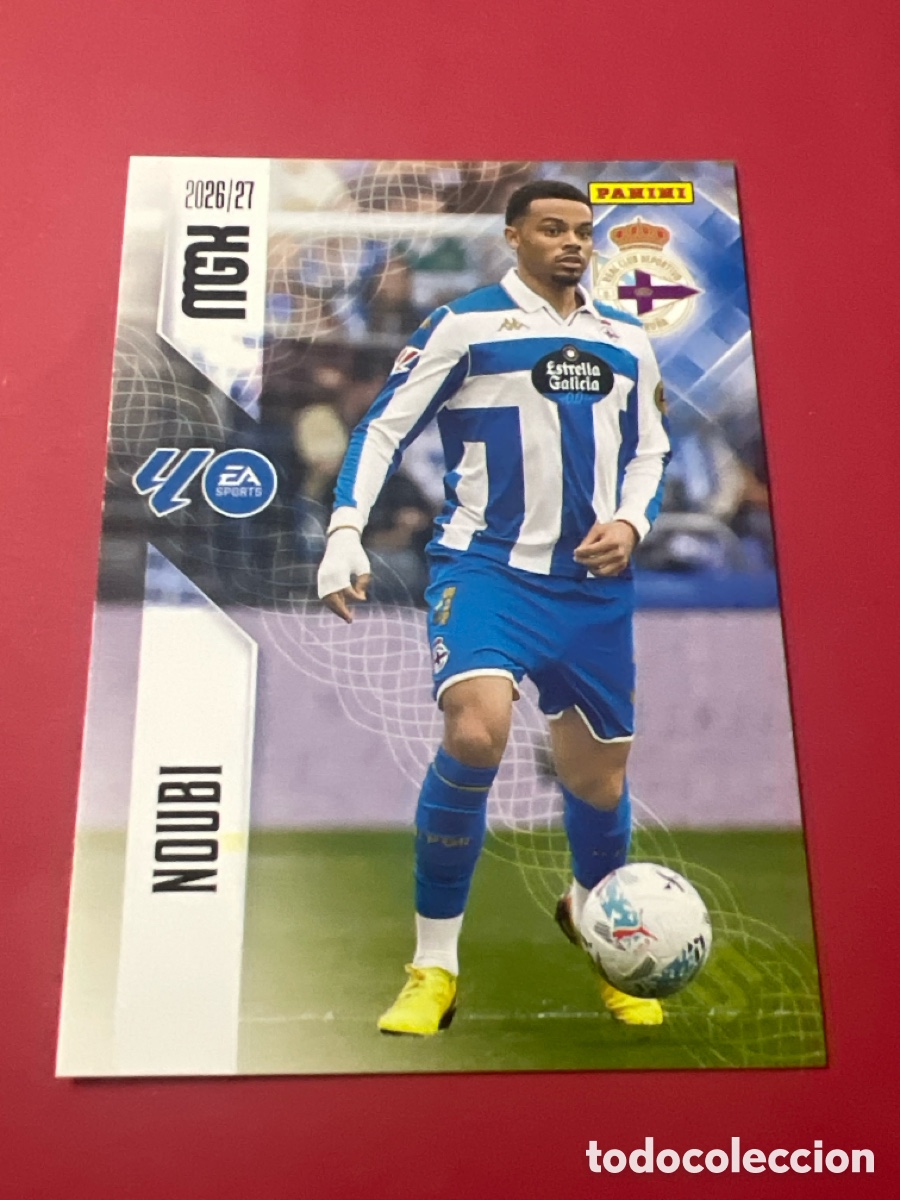Cromos de f&uacute;tbol: C3337. MEGACRACKS MGK 2026 2027 26 27 PANINI N&ordm; 132 NOUBI DEPORTIVO DE LA CORU&Ntilde;A
