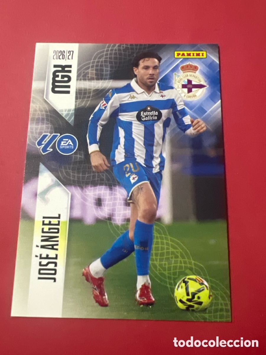 Cromos de f&uacute;tbol: C3339. 139 JOSE ANGEL DEPORTIVO DE LA CORU&Ntilde;A MEGACRACKS MGK 26 27 PANINI 2026 2027