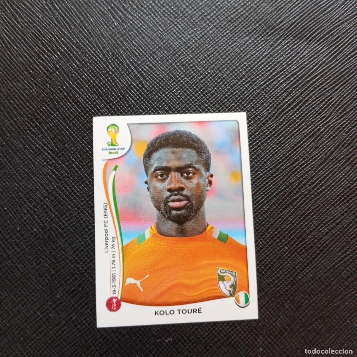 Cromos de f&uacute;tbol: 225 KOLO TOURE COSTA MARFIL PANINI MUNDIAL BRASIL 2014 CROMO FUTBOL 14 - SIN PEGAR - CJ1