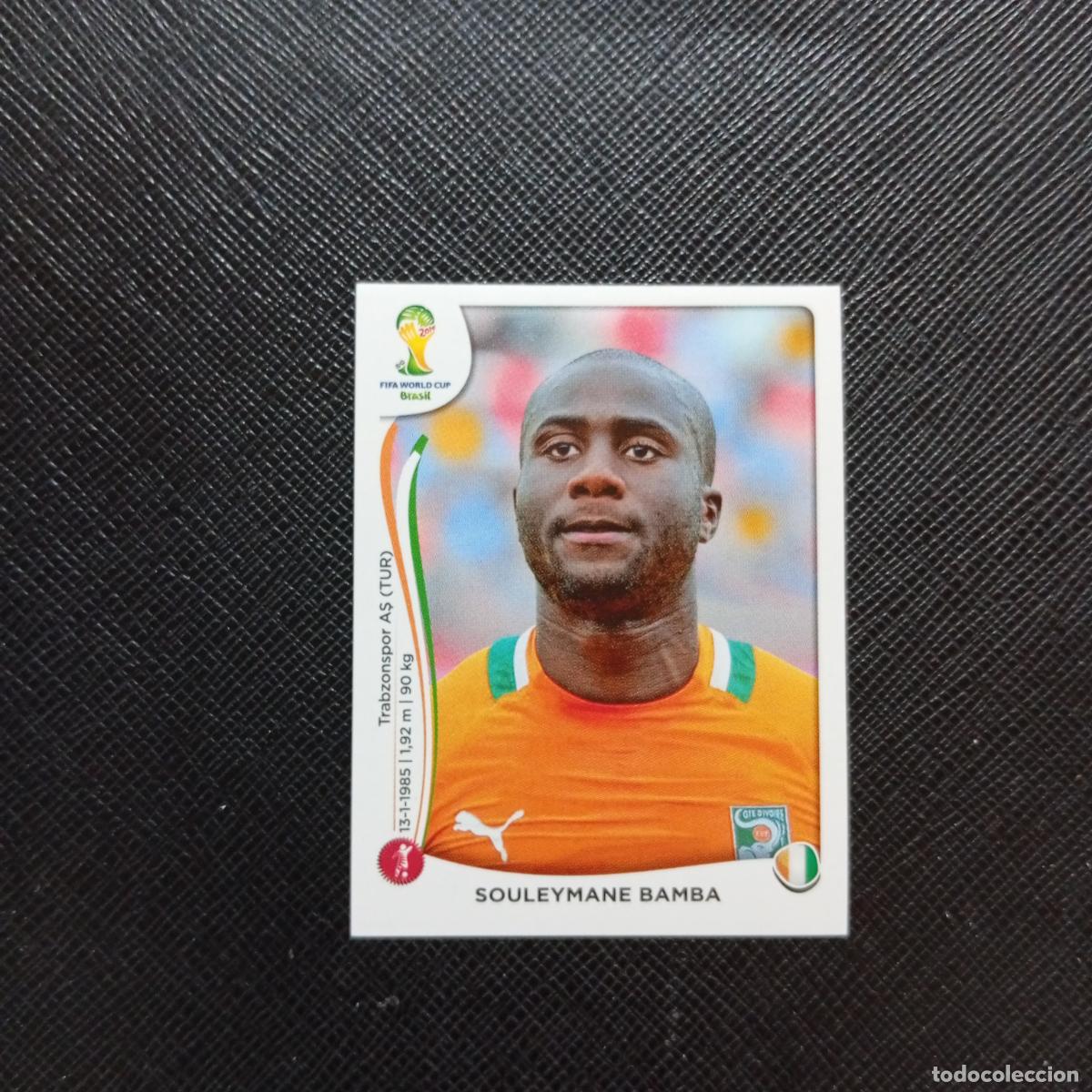 Cromos de f&uacute;tbol: 227 SOULEYMANE BAMBA COSTA MARFIL PANINI MUNDIAL BRASIL 2014 CROMO FUTBOL 14 - SIN PEGAR - CJ1