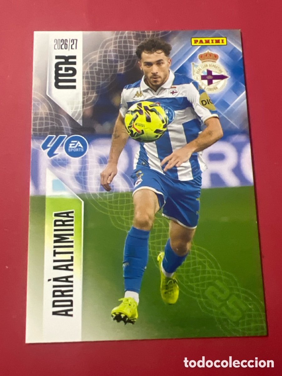 Cromos de f&uacute;tbol: C3342. MGK 2026 2027 26 27 PANINI ADRI&Aacute; ALTIMIRA DEPORTIVO DE LA CORU&Ntilde;A 130