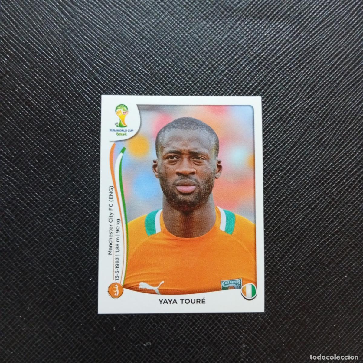 Cromos de f&uacute;tbol: 231 YAYA TOURE COSTA MARFIL PANINI MUNDIAL BRASIL 2014 CROMO FUTBOL 14 - SIN PEGAR - CJ1