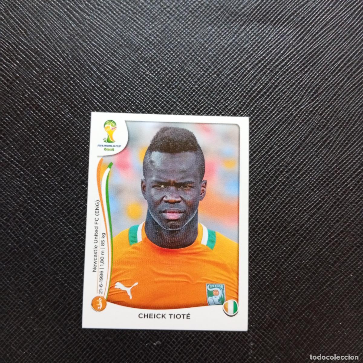 Cromos de f&uacute;tbol: 232 CHEICK TIOTE MARFIL PANINI MUNDIAL BRASIL 2014 CROMO FUTBOL 14 - SIN PEGAR - CJ1