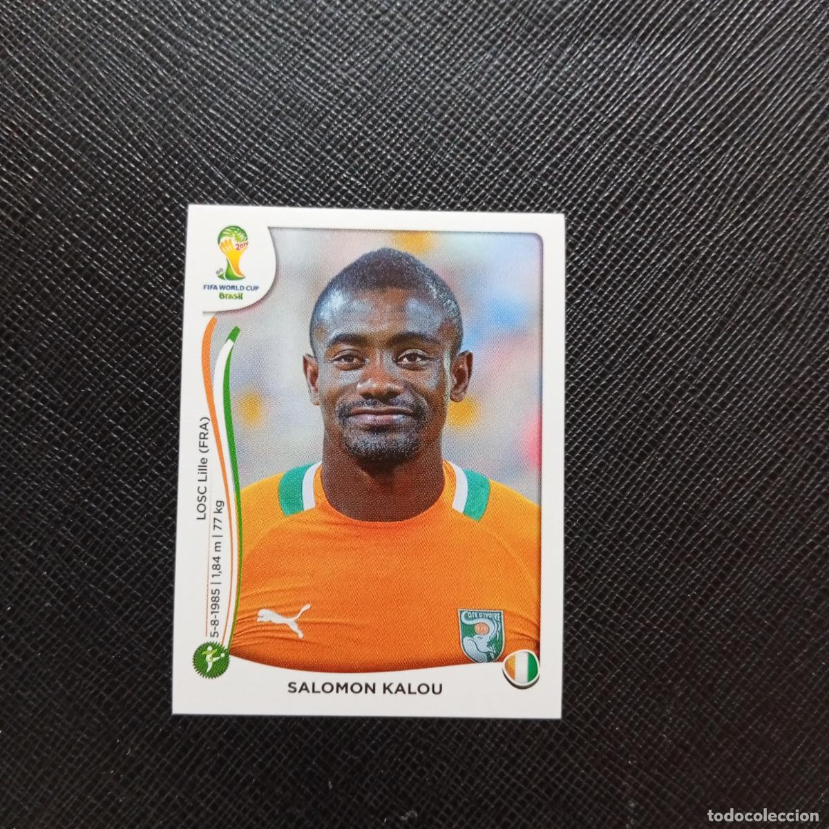 Cromos de f&uacute;tbol: 237 SALOMON KALOU MARFIL PANINI MUNDIAL BRASIL 2014 CROMO FUTBOL 14 - SIN PEGAR - CJ1