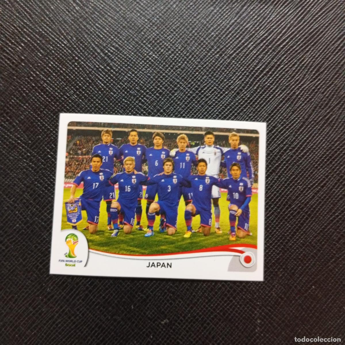 Cromos de f&uacute;tbol: 242 ALINEACION JAPON PANINI MUNDIAL BRASIL 2014 CROMO FUTBOL 14 - SIN PEGAR - CJ1