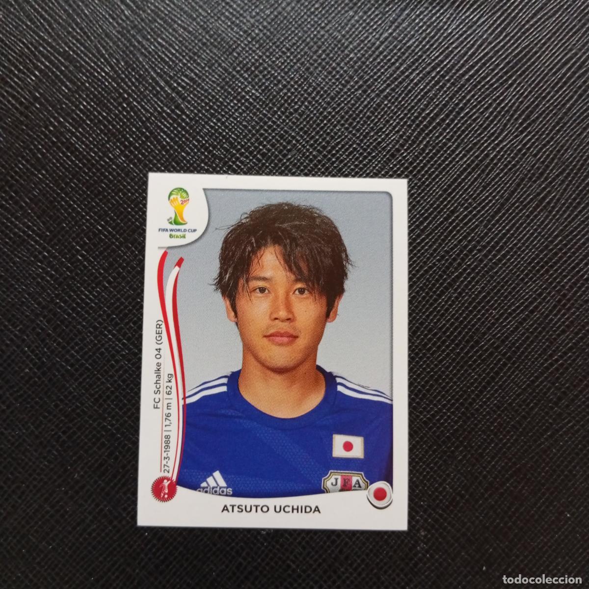 Cromos de f&uacute;tbol: 246 ATSUTO UCHIDA JAPON PANINI MUNDIAL BRASIL 2014 CROMO FUTBOL 14 - SIN PEGAR - CJ1