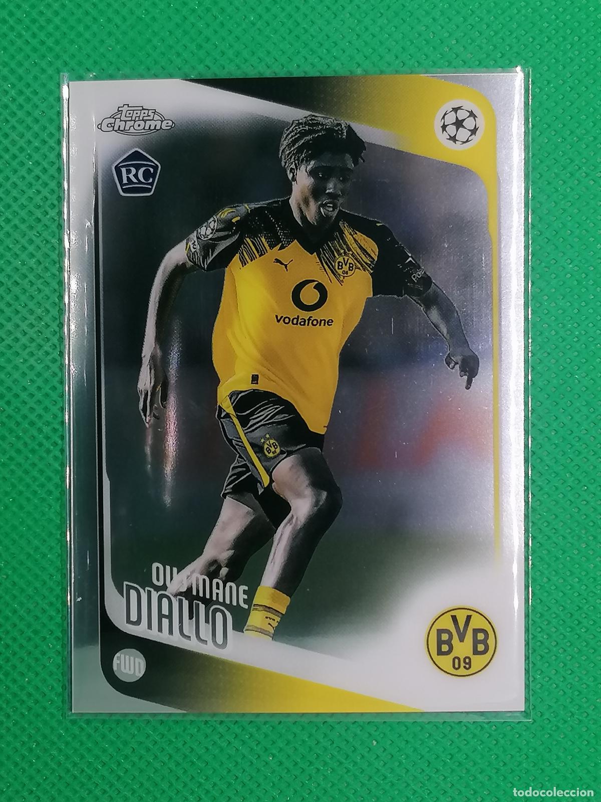 Cromos de f&uacute;tbol: 120 OUSMANE DIALLO BORUSSIA DORTMUND ROOKIE ⚽ TOPPS CHROME UCC 25 26 2025 2026 ⚽