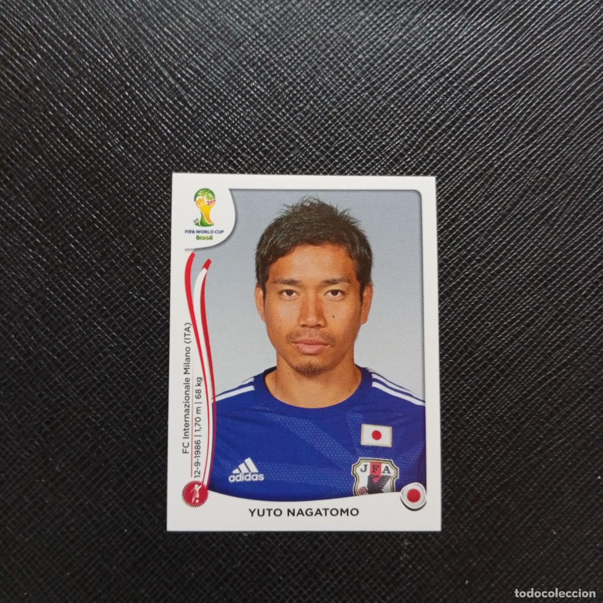 Cromos de f&uacute;tbol: 247 YUTO NAGATOMO JAPON PANINI MUNDIAL BRASIL 2014 CROMO FUTBOL 14 - SIN PEGAR - CJ1