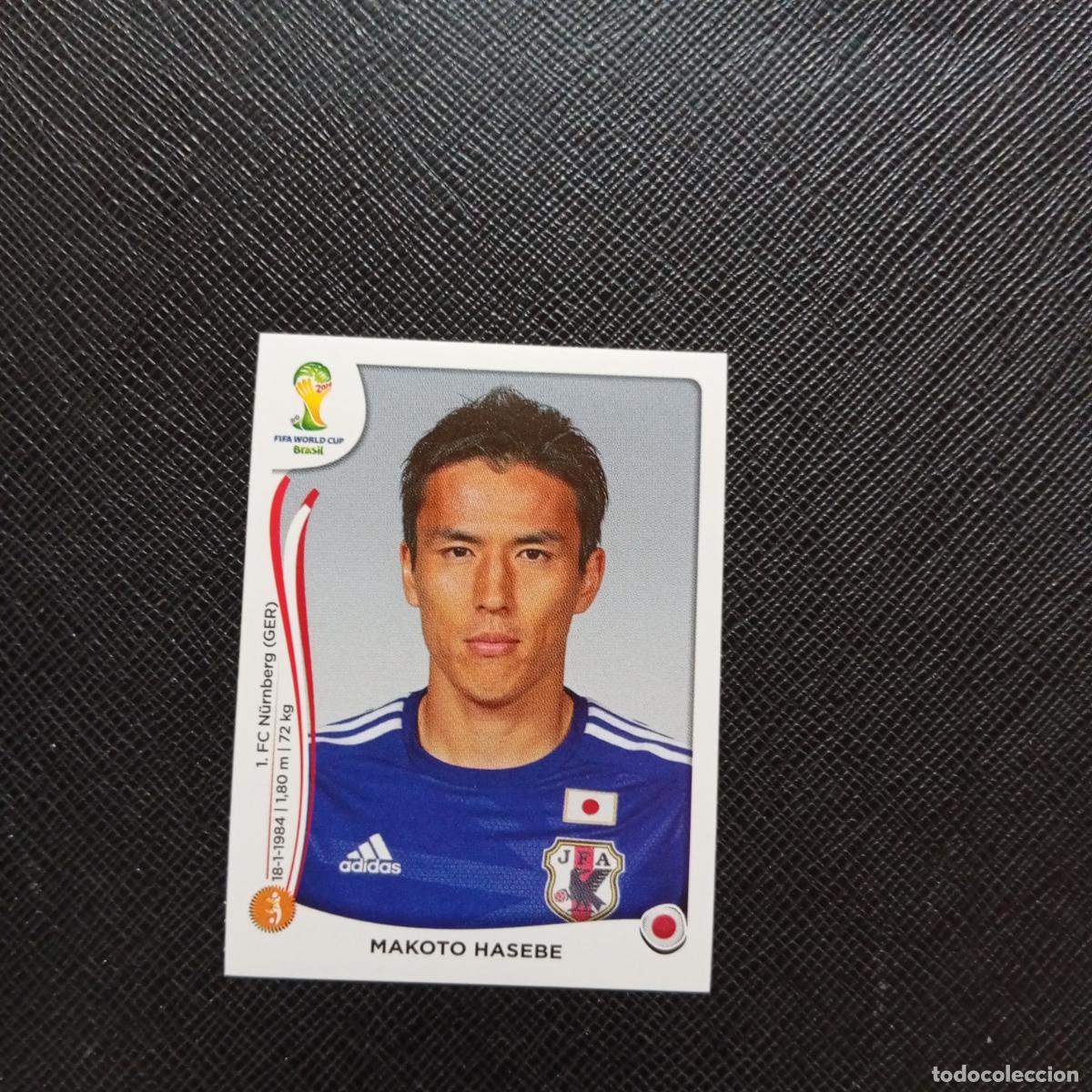 Cromos de f&uacute;tbol: 252 MAKOTO HASEBE JAPON PANINI MUNDIAL BRASIL 2014 CROMO FUTBOL 14 - SIN PEGAR - CJ1