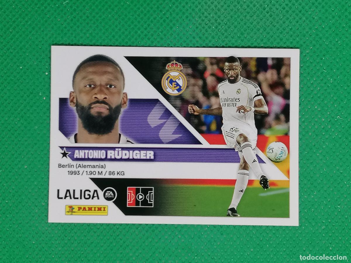Cromos de f&uacute;tbol: 8 RUDIGER REAL MADRID ⚽ PANINI LIGA ESTE 26 27 2026 2027 ⚽