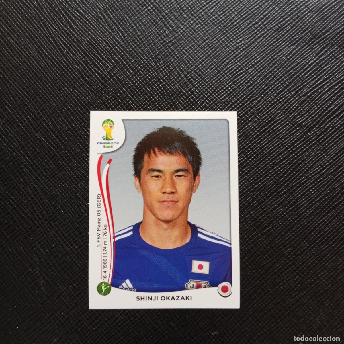 Cromos de f&uacute;tbol: 257 SHINJI OKAZAKI JAPON PANINI MUNDIAL BRASIL 2014 CROMO FUTBOL 14 - SIN PEGAR - CJ1