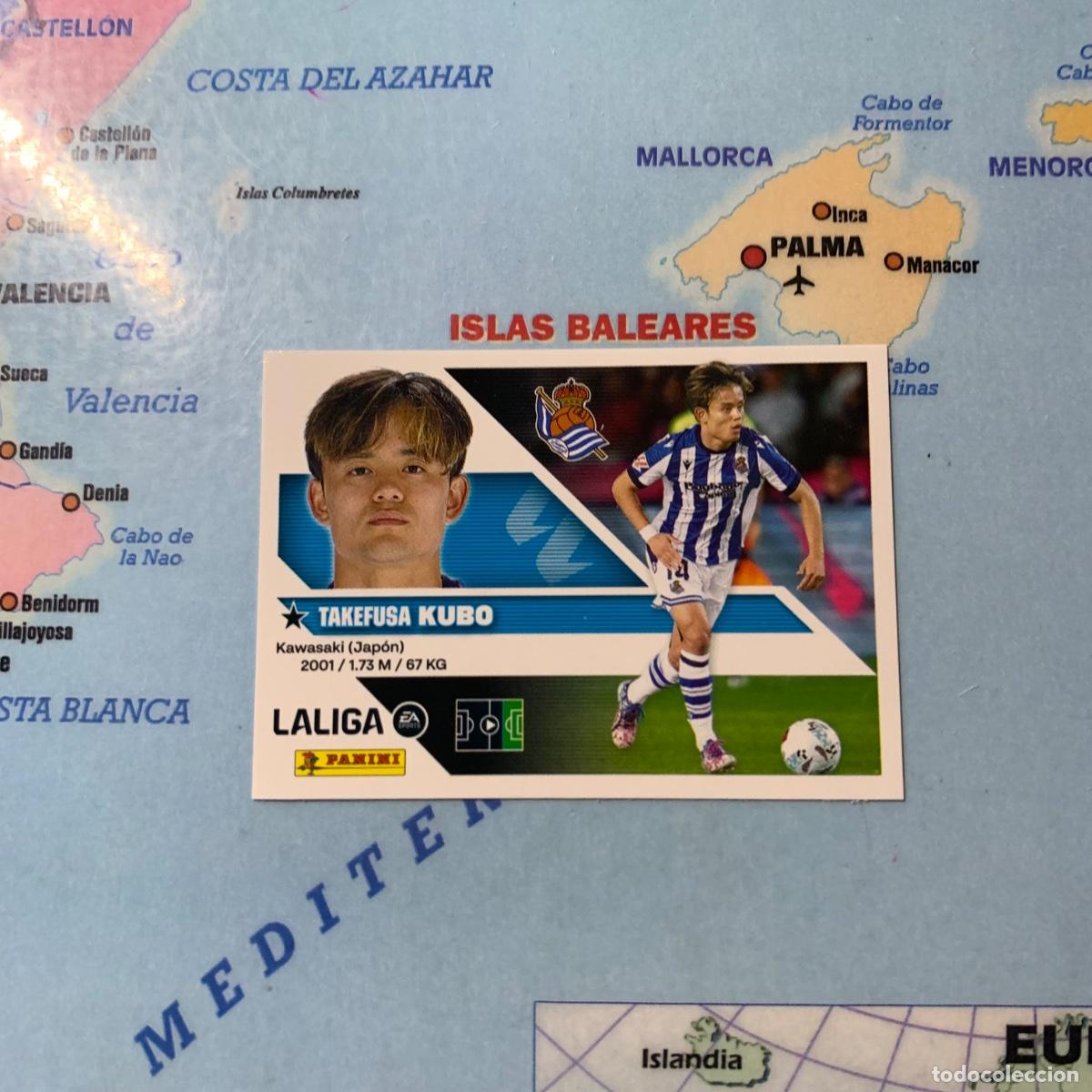 Cromos de f&uacute;tbol: Kubo nunero 17 de la Real Sociedad cromo liga este 26-27 2026-2027