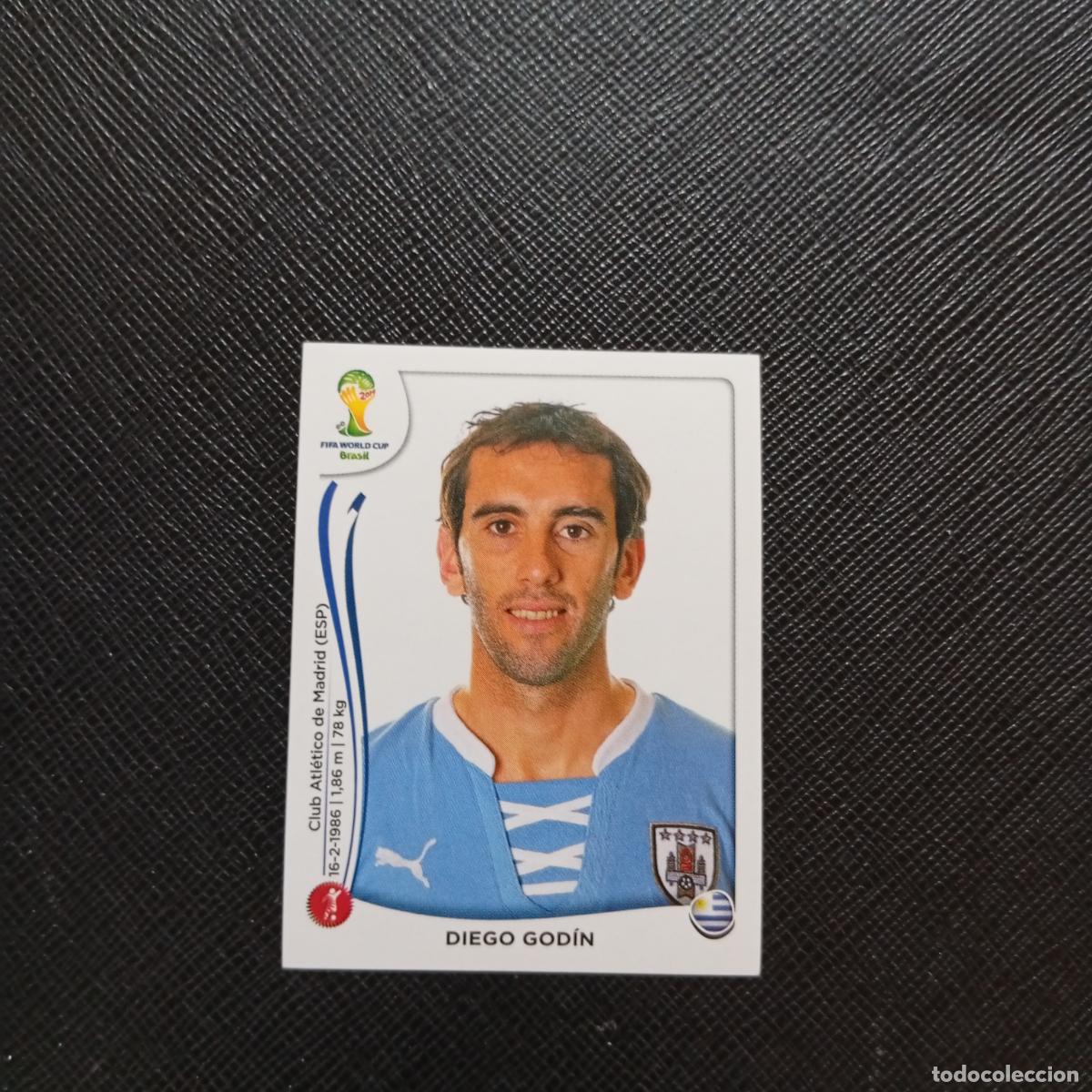 Cromos de f&uacute;tbol: 264 DIEGO GODIN URUGUAY PANINI MUNDIAL BRASIL 2014 CROMO FUTBOL 14 - SIN PEGAR - CJ1