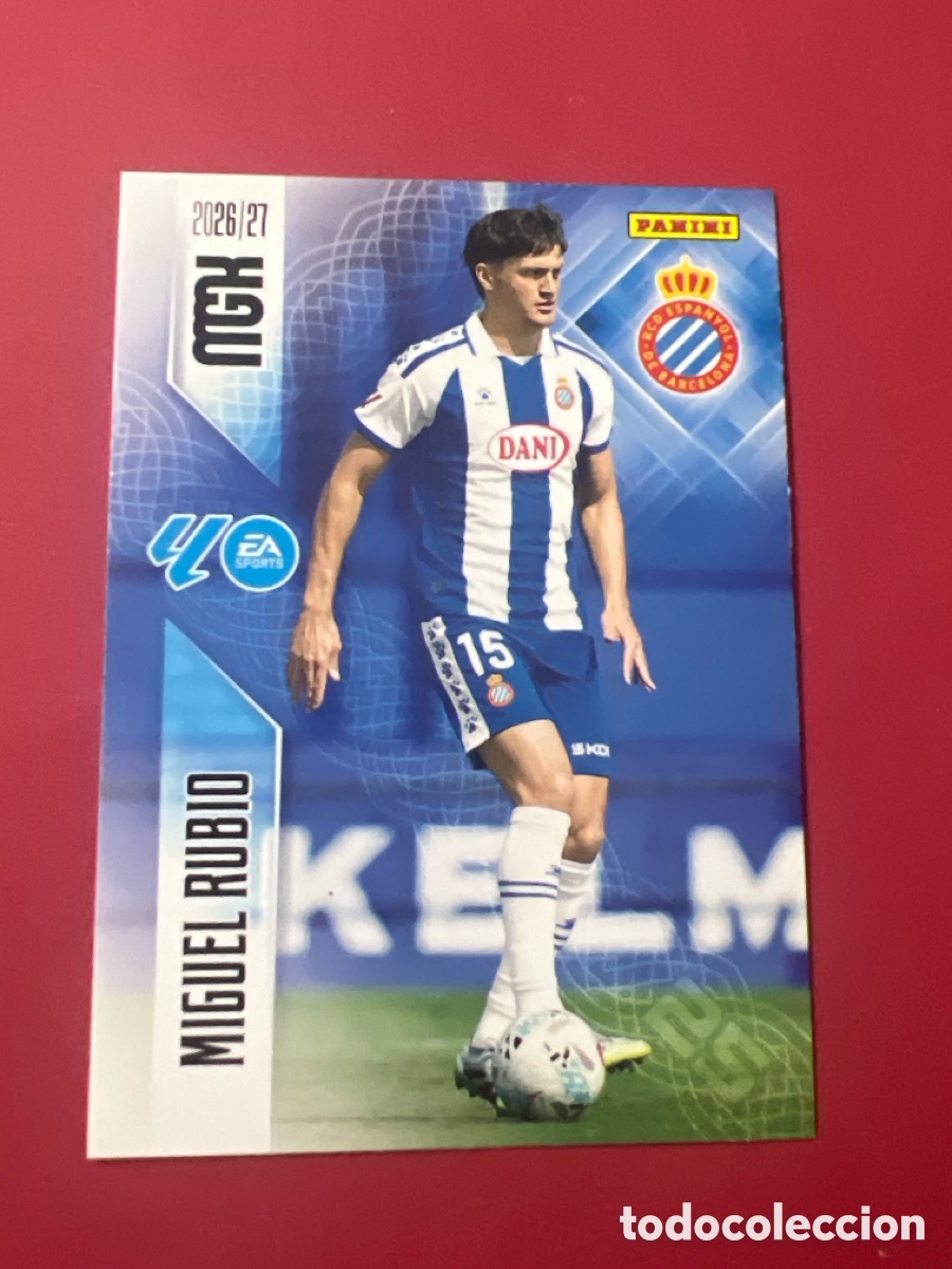 Cromos de f&uacute;tbol: C3343. MEGACRACKS MGK 2026 2027 26 27 PANINI N&ordm; 170 MIGUEL RUBIO ESPANYOL ESPA&Ntilde;OL