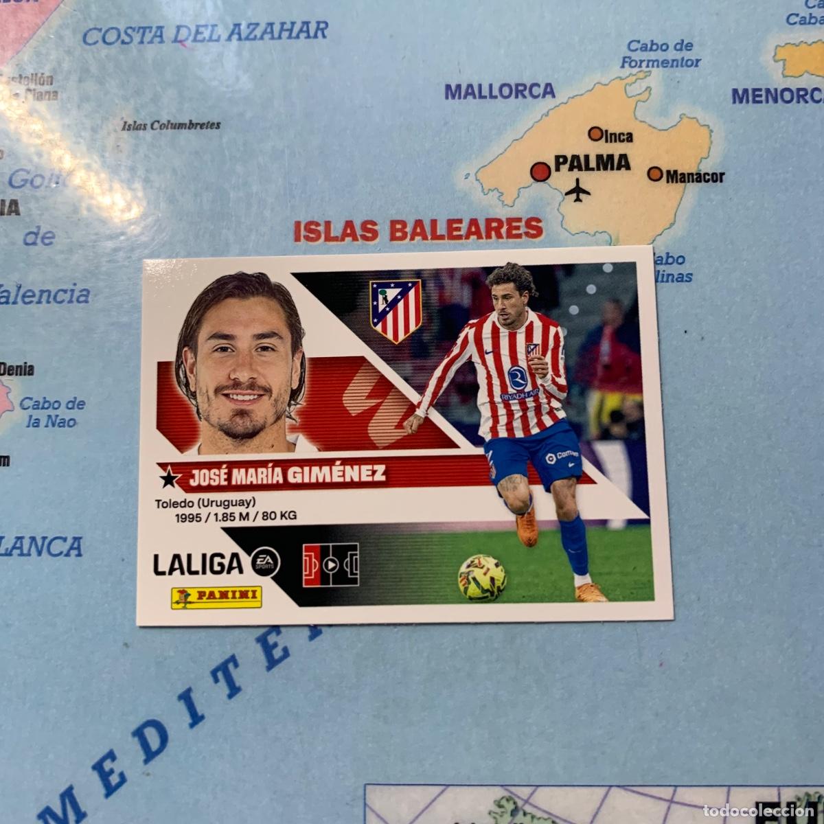 Cromos de f&uacute;tbol: Gim&eacute;nez n&uacute;mero 8B del Atl&eacute;tico de Madrid cromo liga este 26-27 2026-2027