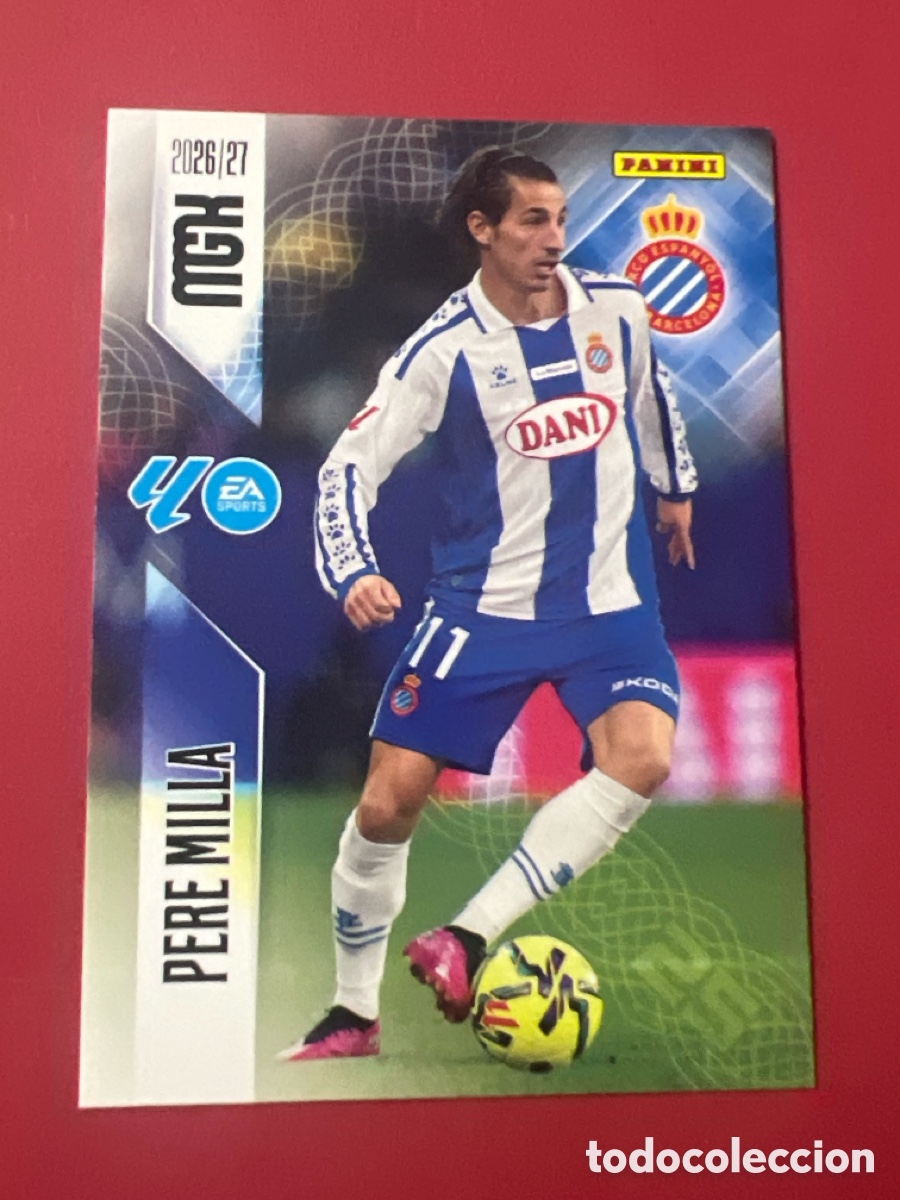 Cromos de f&uacute;tbol: C3354. 180 PERE MILLA MEGACRACKS MGK 2026 2027 26 27 ESPANYOL ESPA&Ntilde;OL