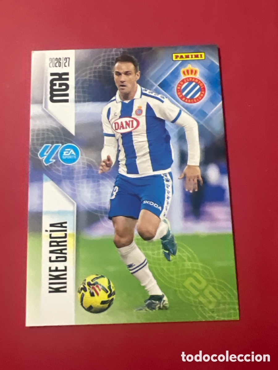 Cromos de f&uacute;tbol: C3355. 179 KIKE GARC&Iacute;A RCD ESPA&Ntilde;OL ESPANYOL MEGACRACKS MGK 26 27 PANINI 2026 2027