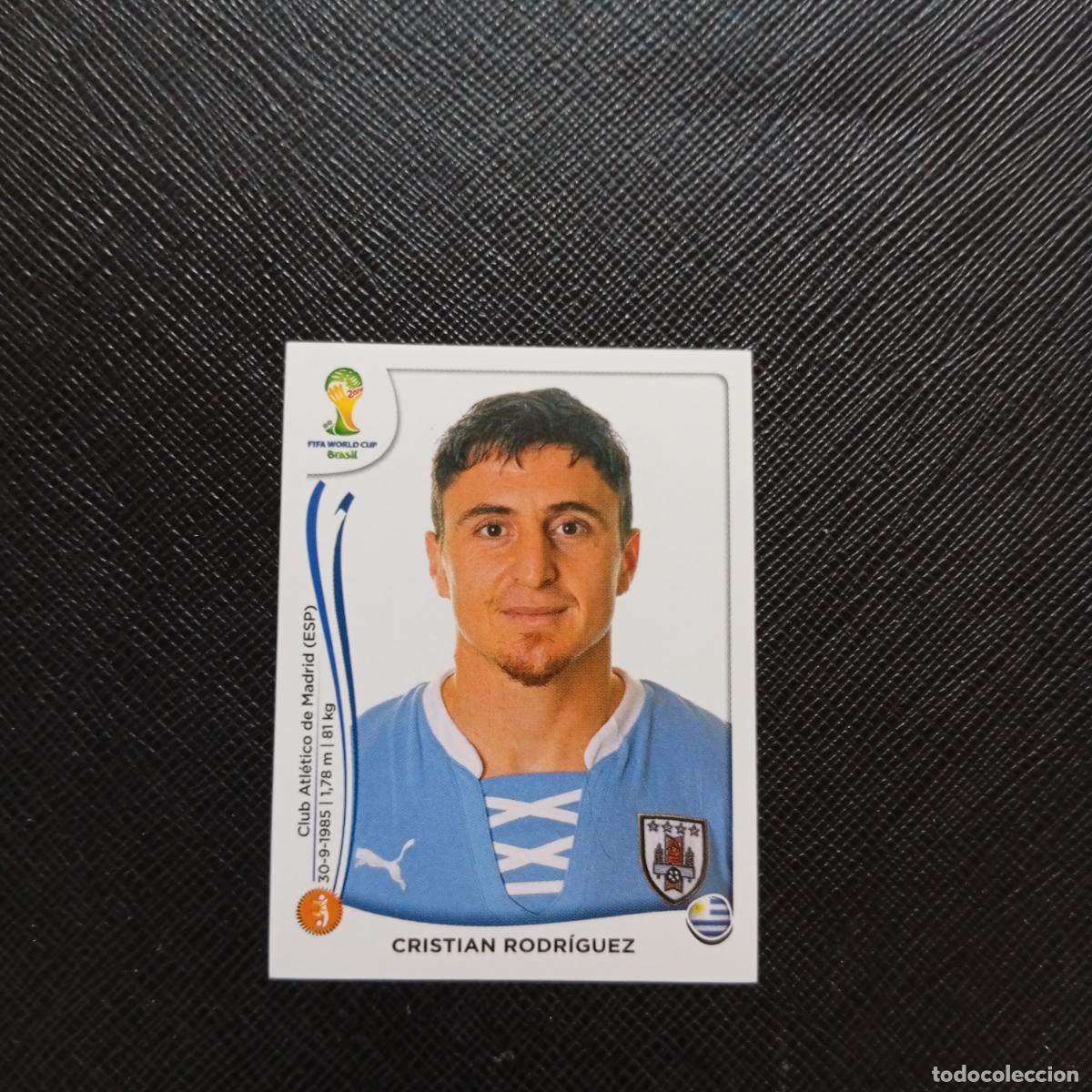 Cromos de f&uacute;tbol: 272 CRISTIAN RODRIGUEZ URUGUAY PANINI MUNDIAL BRASIL 2014 CROMO FUTBOL 14 - SIN PEGAR - CJ1