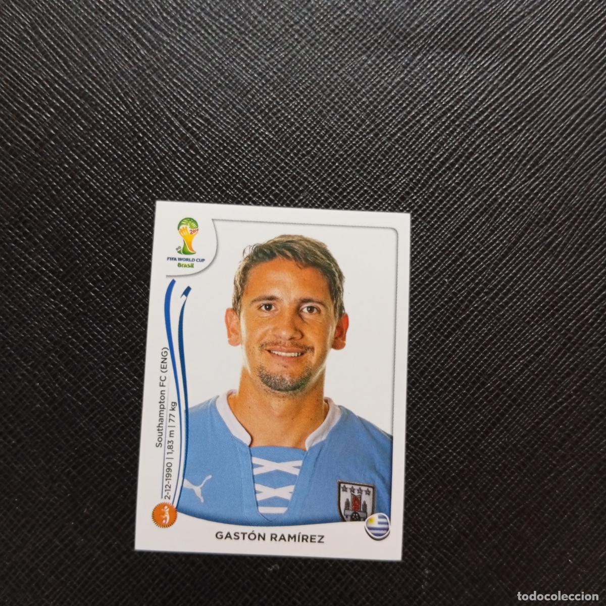 Cromos de f&uacute;tbol: 273 GASTON RAMIREZ URUGUAY PANINI MUNDIAL BRASIL 2014 CROMO FUTBOL 14 - SIN PEGAR - CJ1
