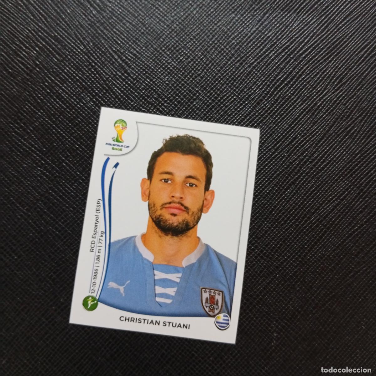 Cromos de f&uacute;tbol: 274 CHRISTIAN STUANI URUGUAY PANINI MUNDIAL BRASIL 2014 CROMO FUTBOL 14 - SIN PEGAR - CJ1