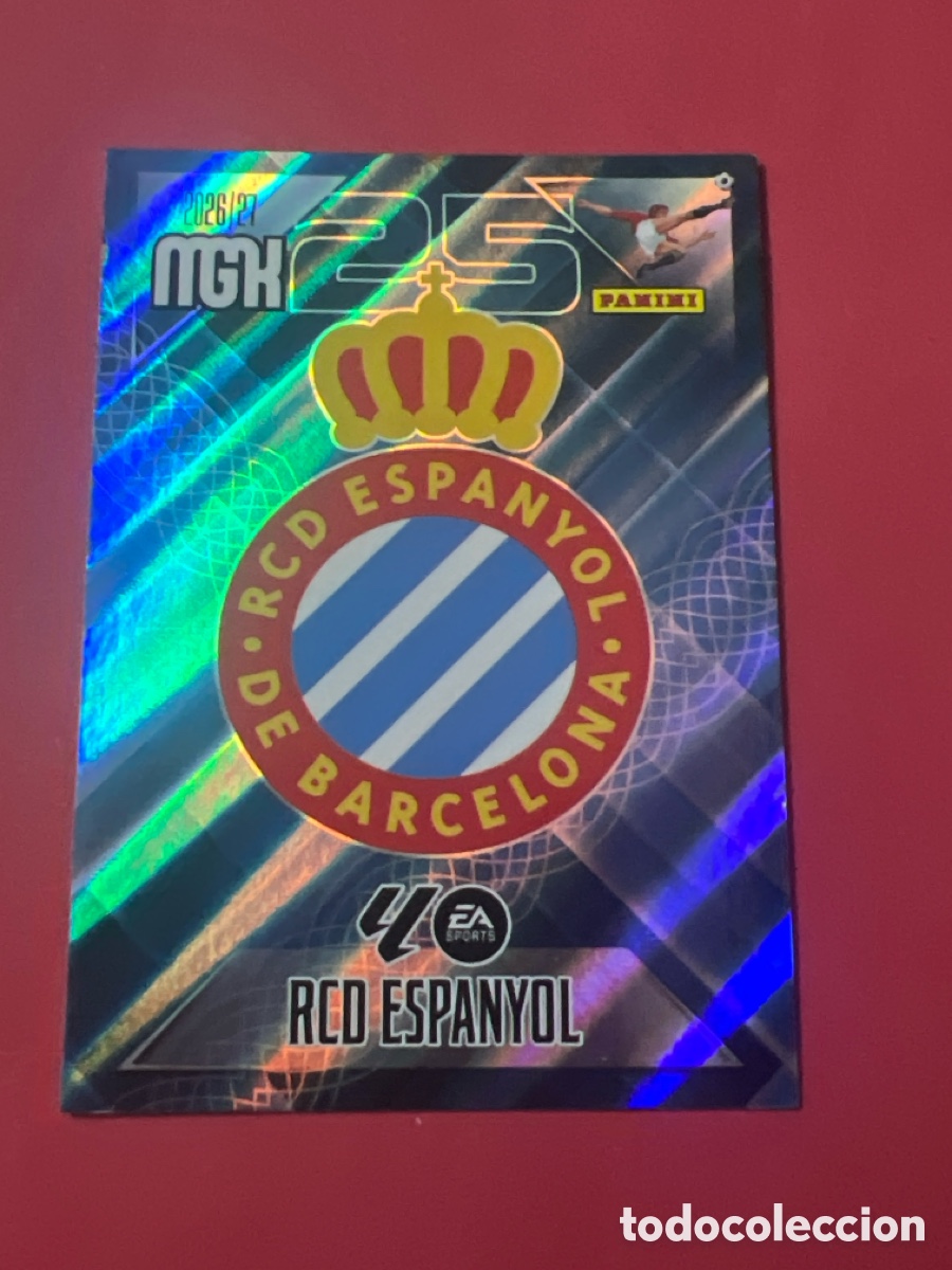 Cromos de f&uacute;tbol: C3358. MGK 2026 2027 26 27 PANINI ESCUDO ESPA&Ntilde;OL 163