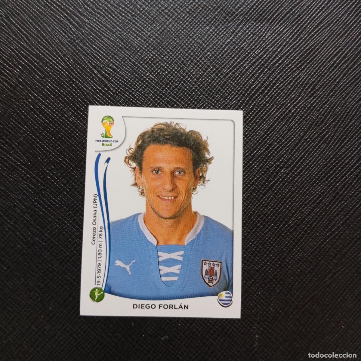 Cromos de f&uacute;tbol: 276 DIEGO FORLAN URUGUAY PANINI MUNDIAL BRASIL 2014 CROMO FUTBOL 14 - SIN PEGAR - CJ1